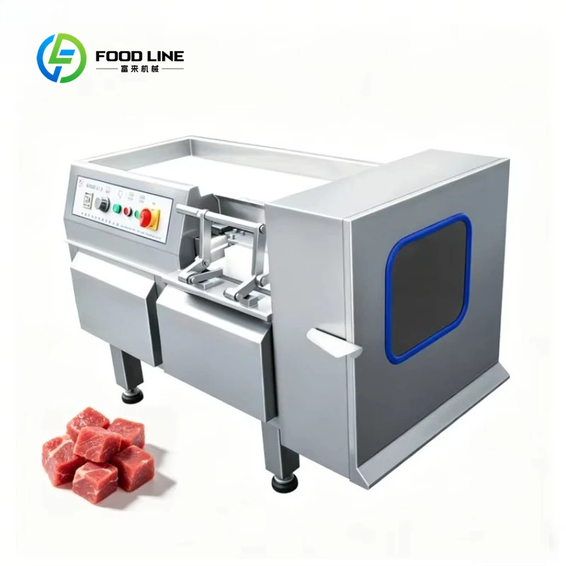 Multifunctional Electric Fruit Vegetable Dicer Machine Adjustable Thickness Frozen Meat Dicing Machine for Onion Potato Carrot