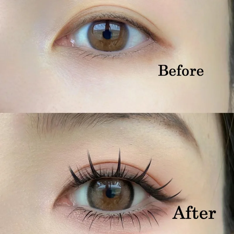 160 Bunches Mink Eyelash Individual Comics Eyelash Cluster Natural Eyelash Extension Russian Volume Makeup Tools Lashes