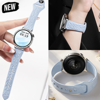 18mm Sports Silicone Watchband For Garmin Vivoactive 4S 3S Replace Strap For Huawei Watch GT6 GT5 GT4 41mm GT5 Pro 42mm Bracelet