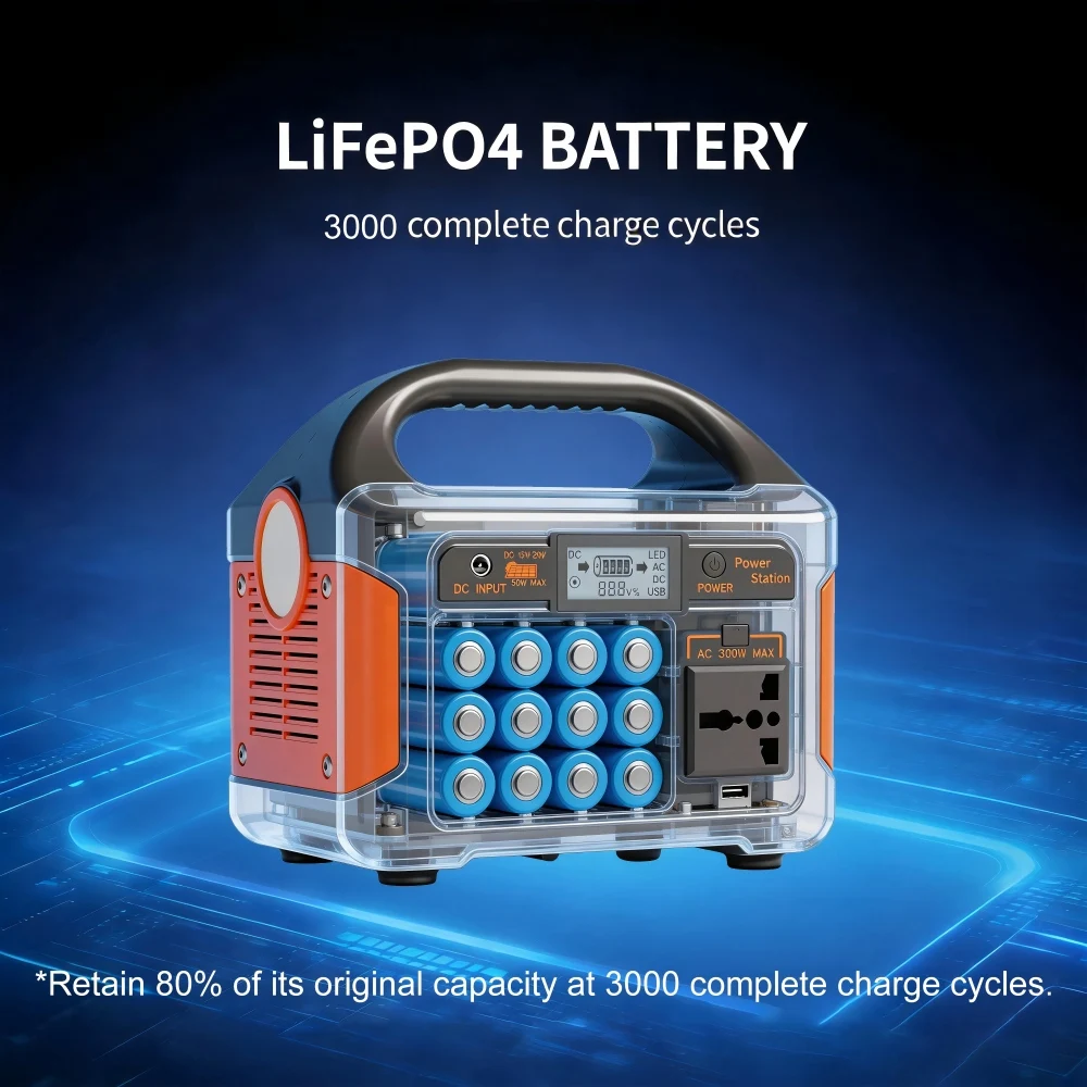 500W Portable Power Station 2
