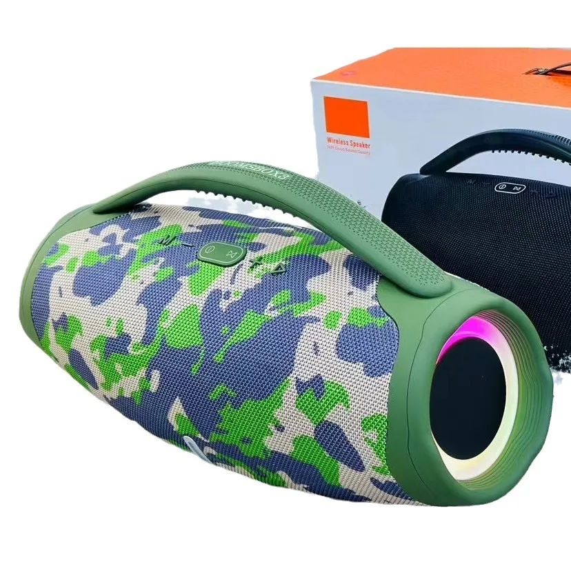 

LED Super Boombox X3 Pro Portable Wireless Bluetooth Speakers Waterproof PC Column Outdoor Music Player for Boombox3 Speaker