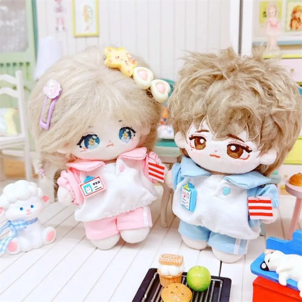 

Plush Stuffed 10CM Doll Clothes Hoodies T-shirt Pink T-shirt Pants Set 10CM Pants No Attributes Dolls Clothes Birthday Gift