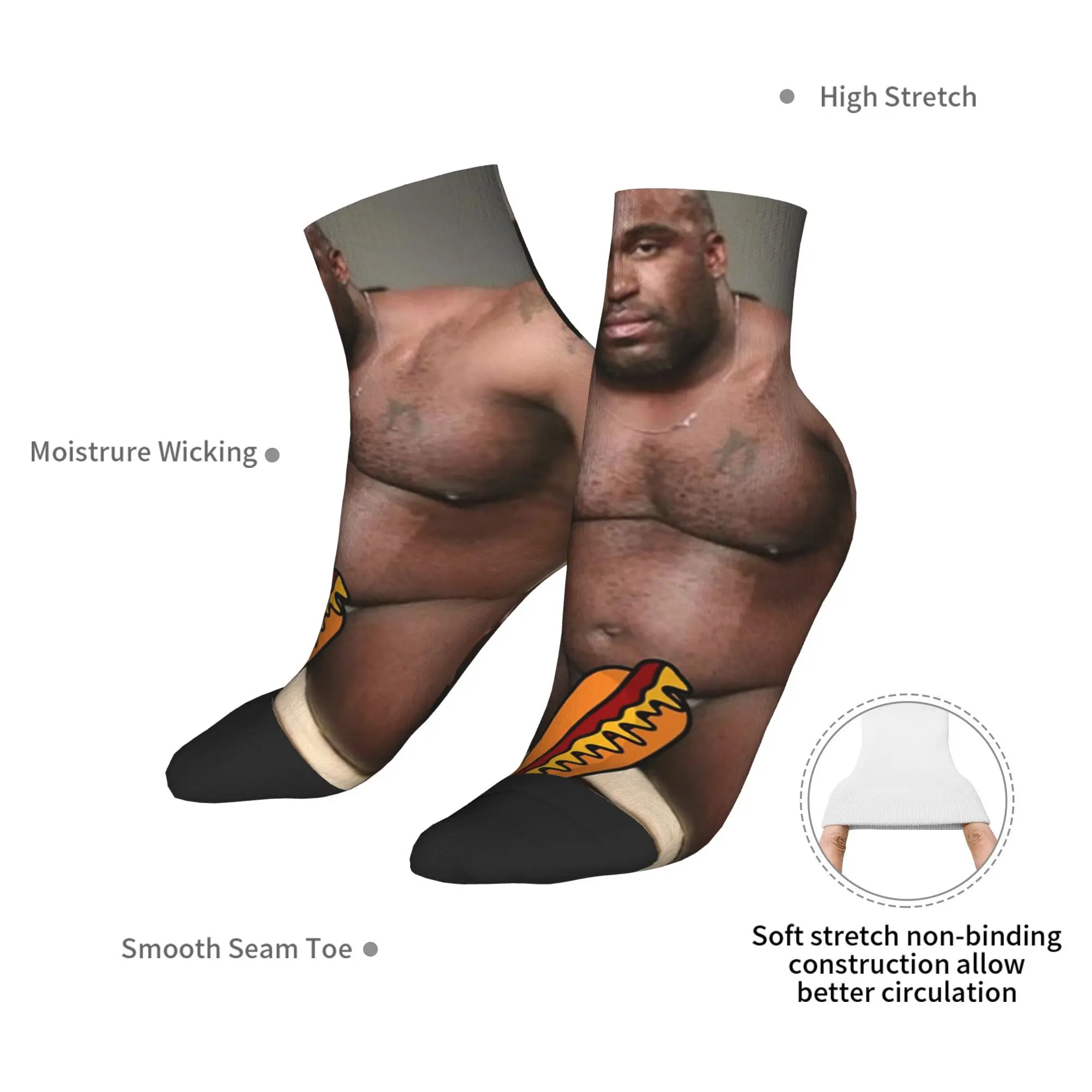 جميع المواسم كبير ديك الأسود غي ميمي باري جوارب خشبية Harajuku امتصاص العرق طاقم الجوارب جوارب مضحكة للرجال النساء الهدايا