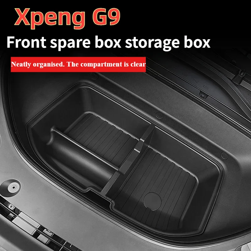 For 22-24 Xpeng G9 Front Trunk Storage Box Lower Storage Artifact Modification Accessories Supplies