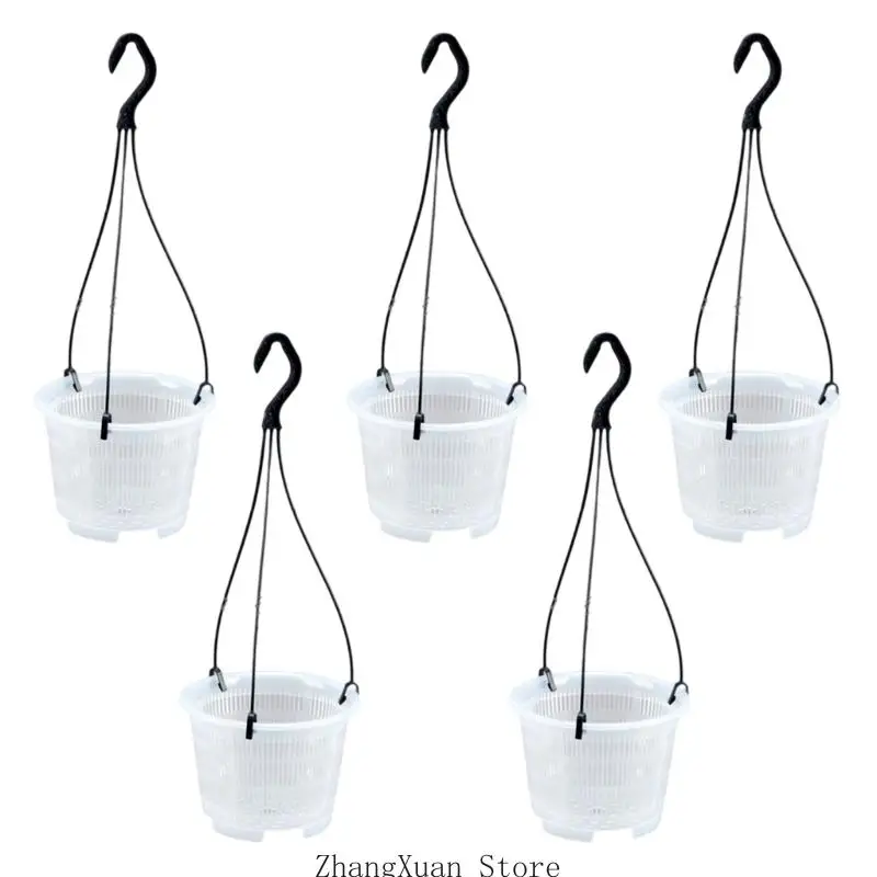 Meshes Pot Root Control Orchidee atmungsaktiv Wachstum Container Drainage Loch 3 x – Detail 2