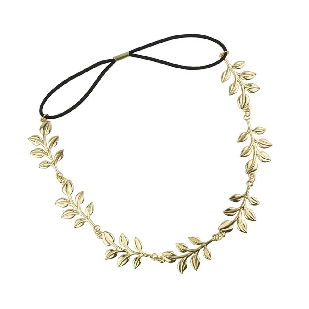 

2Pcs Hair Band Alloy Elastic Hair Hoop for Women Wedding Party Prom Evening Bridal Romantic Headwear