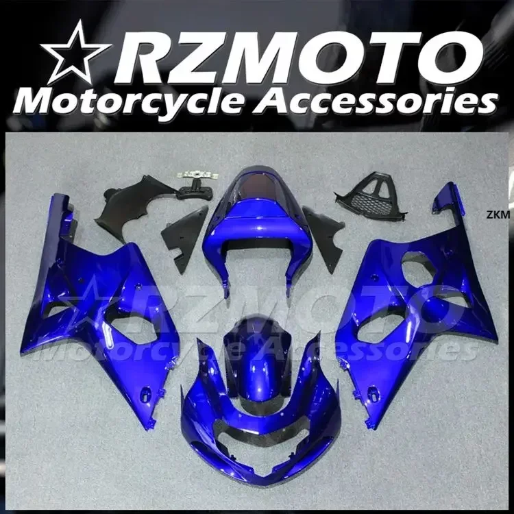 

4Gifts New ABS Fairings Kit Fit For Suzuki GSX-R 600 750 K1 2001 2002 2003 01 02 03 Bodywork Set Blue Glossy