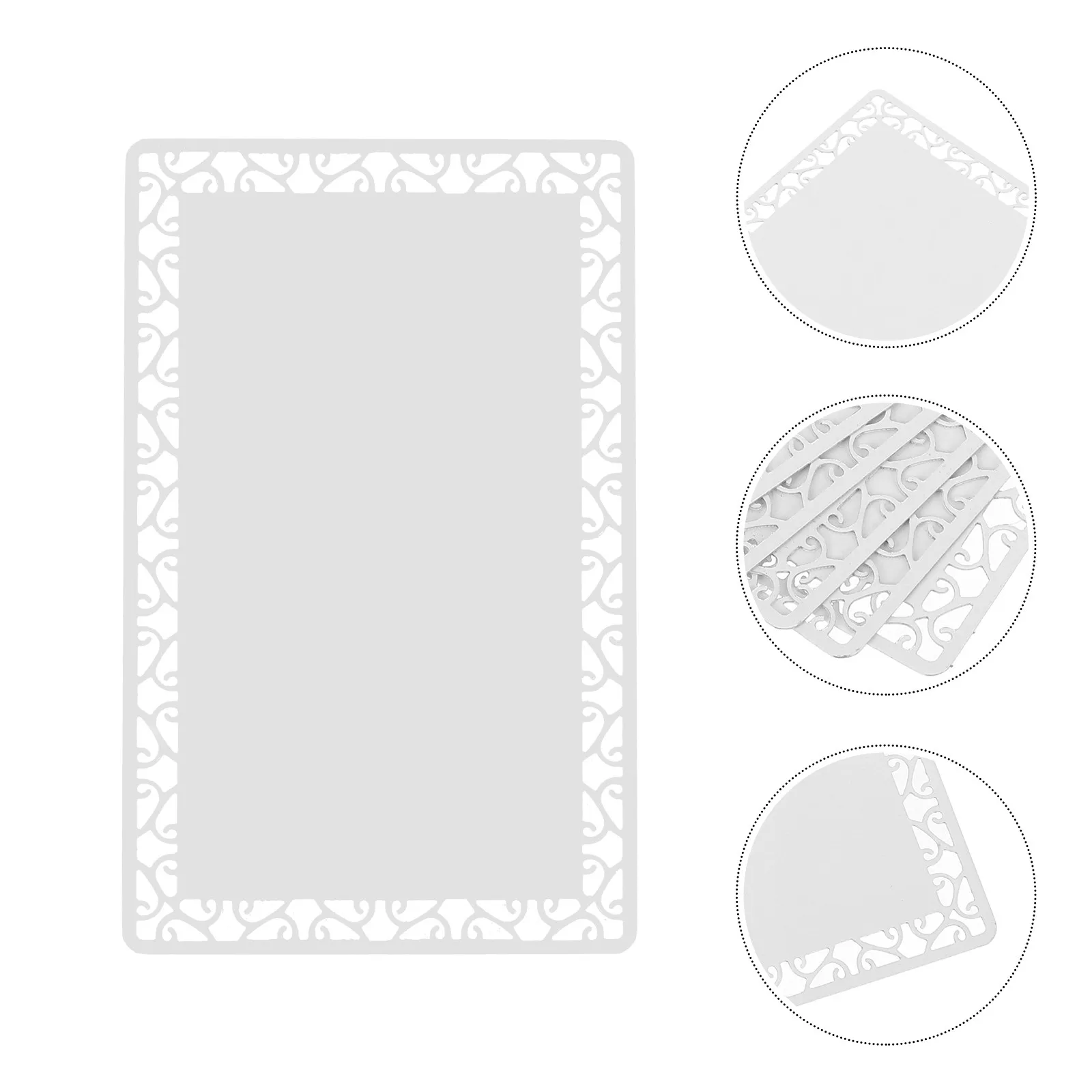 

10Pcs Sublimation Blank Aluminum Alloy Name Cards Double Sided Printing Small Metal Business Cards Blanks Sublimation Blanks
