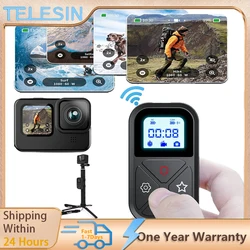 TELESIN T10 Bluetooth Remote Control for GoPro Hero 12 11 10 9 80M Wireless Smart Remote Control GoPro Camera Accessories