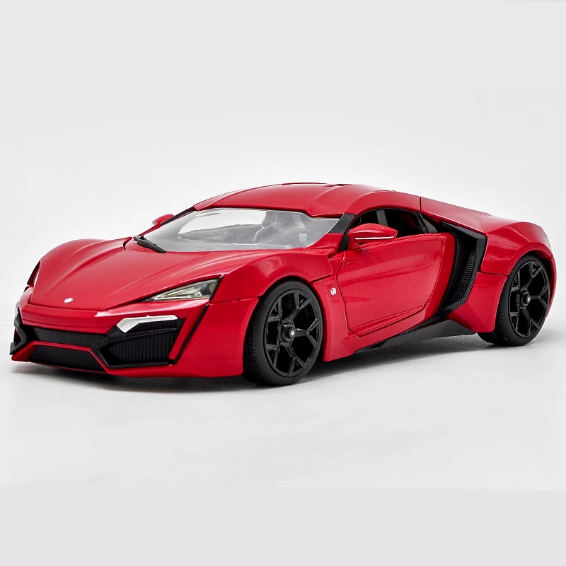 1:18 Lykan Hypersport Alloy Sport Car Model Diecast Metal Racing Car Vehicles Model High Simulation Collection Children Toy Gift