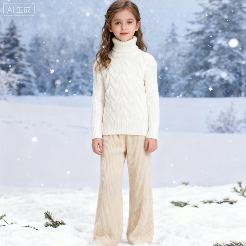 Herbst Winter Mädchen Jungen Pullover Kinder Jungen Dicke Warme Pullover Strickwaren Runde Kragen Casual Einfache Infant Baby Jungen Tops