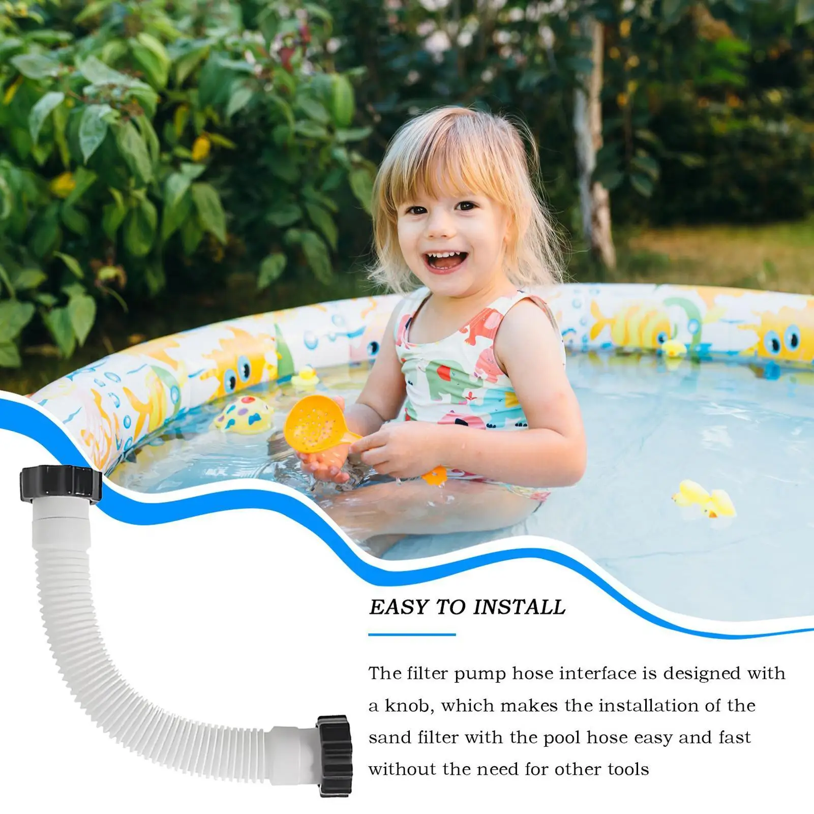 150cm Pool Sand Filter Pumps Hose Swimming Pools Pump Swimming pool hoses are sturdy durable filter hoses drain pipes