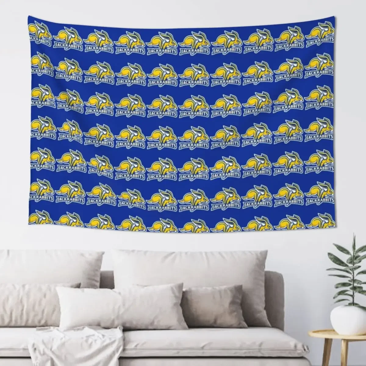 

South Dakota State Jackrabbits Tapestry Carpet On The Wall Cute Room Decor Tapestry