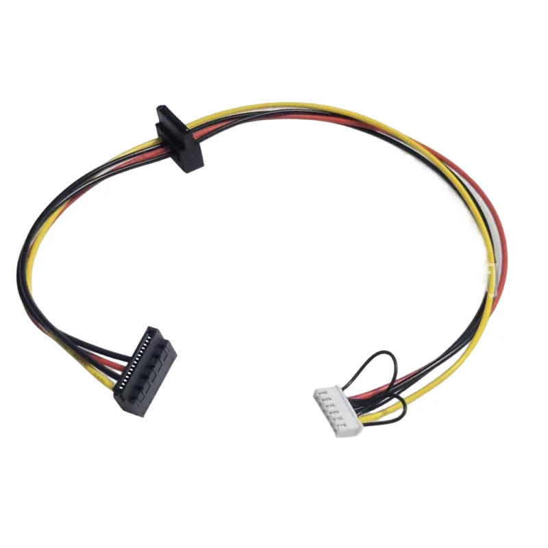 6Pin to 2 ports HDD SATA Power Socket Cable for Acer Computer Motherboard Nitro N50-610 Disco Duro ATX PSU Cord