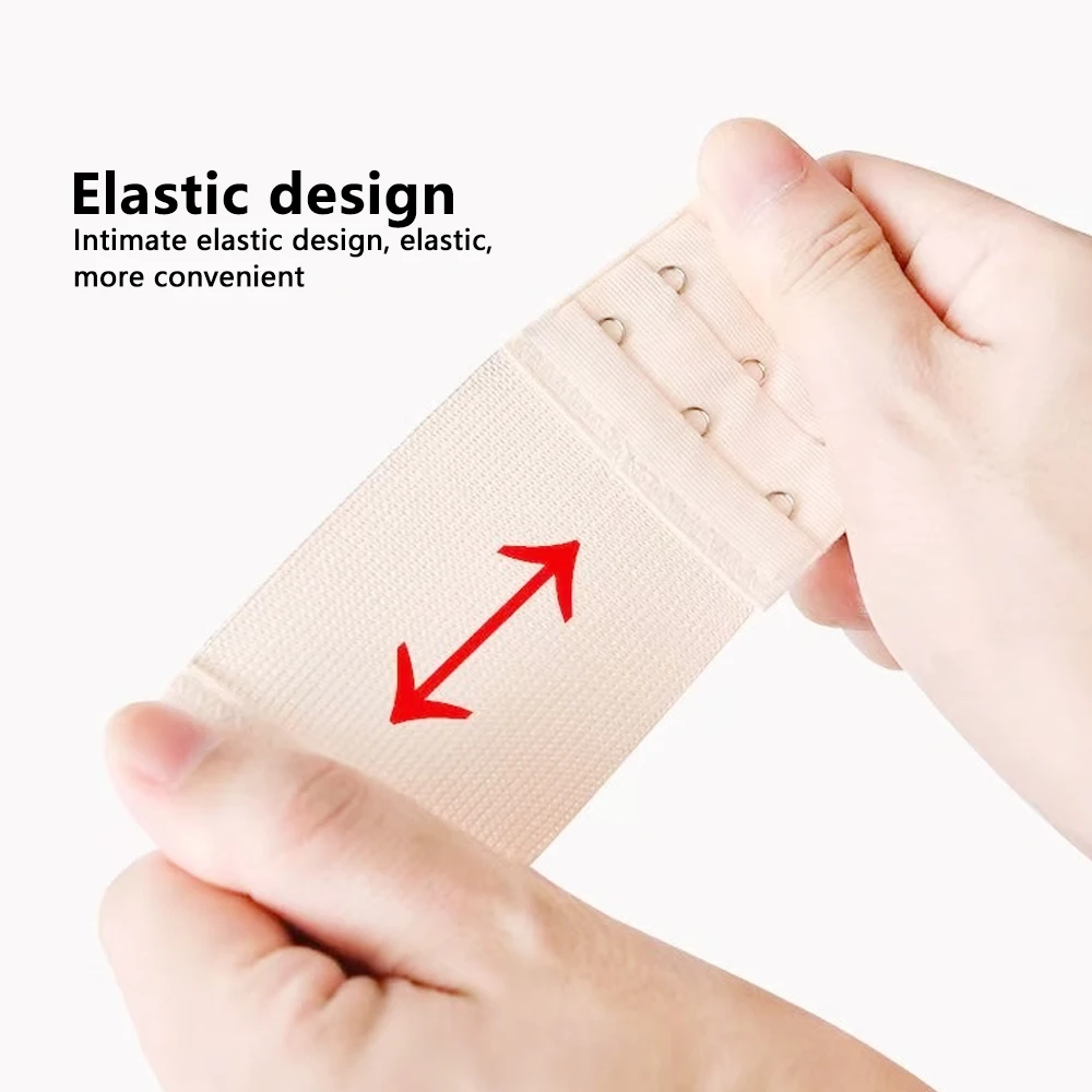 Colorful Women's Bra Extenders 3 Hook, Soft and Comfortable Bra Strap Extension(combo pack)