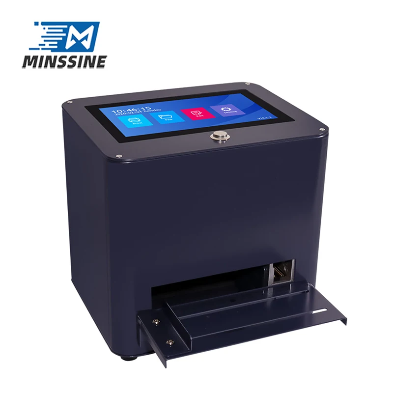 

Portable Multifunctional Static Inkjet Printer Handheld Tabletop Batch Code Coding Machine with Intelligent Expiry Date Stamp