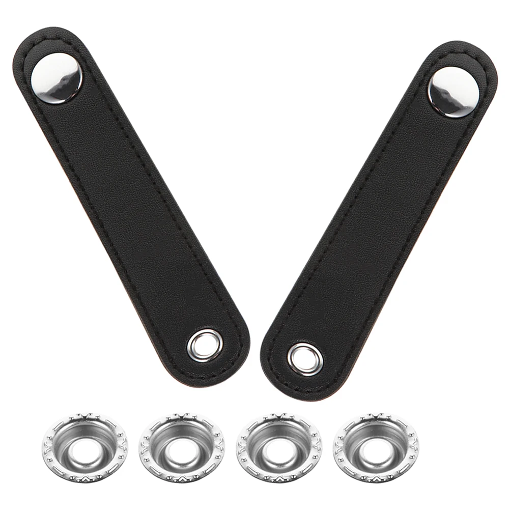 

2Pcs Universal Accordion Bellows Buckle Straps Double Layer PU Secure Fastening Replacement Strap Prevents Loosening