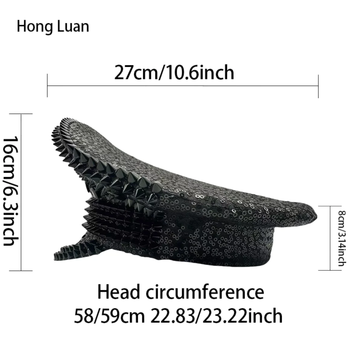 HongLuan – chapeau de capitaine à boucle en cuir jaune Laser, casquettes militaires et strass pour femmes, accessoires de Festivals Rave et casquette de fête pour hommes