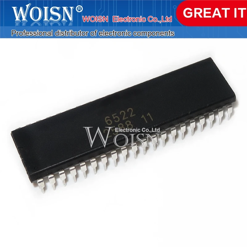 1pcs/lot 6522 MOS6522 MOS-6522 = SY6522 DIP-40 In Stock