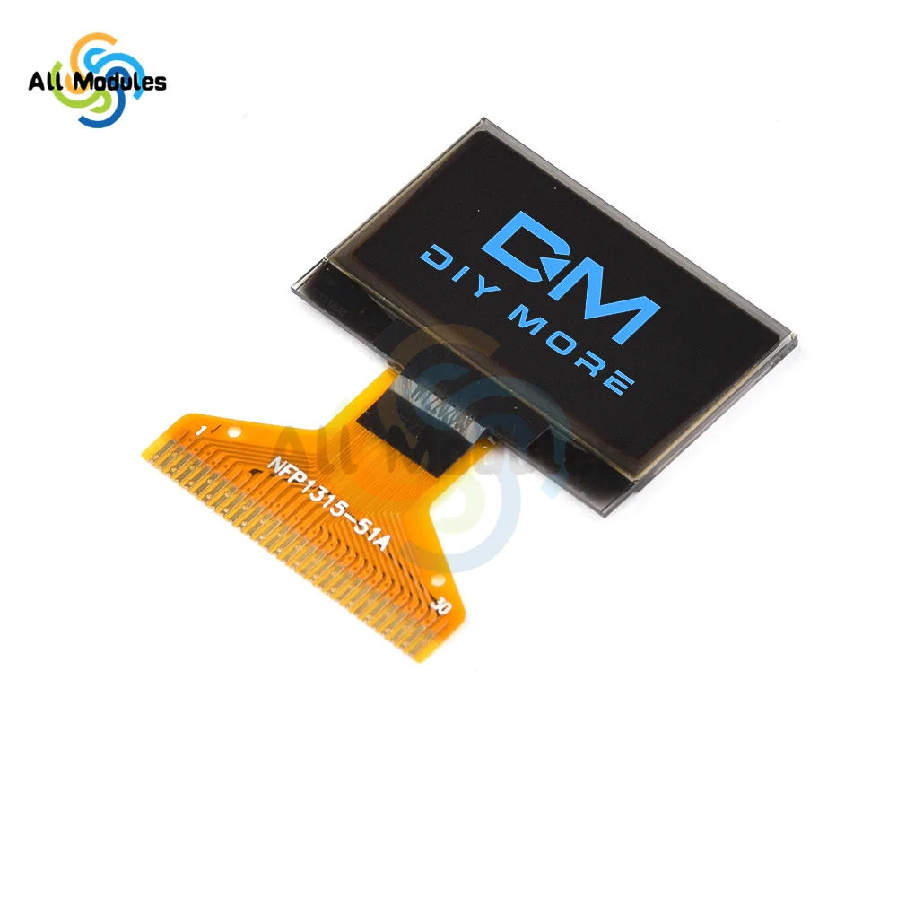 Imagem -04 - Oled 0.69 Oled Oled Oled Display Lcd 14pin 30pin Placa de Tela Lcd Módulo de Exibição Oled Interface Spi Iic para Arduino 0.96