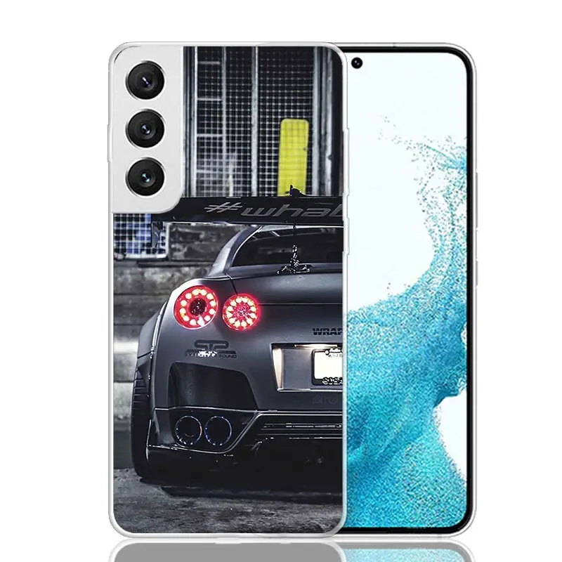 Funda de teléfono GTR Sport Car JDM para Samsung Galaxy S25 S24 S23 S22 S21 FE S20 Ultra S10 Plus Art personalizada Coque Capa S24 S23 S22