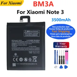 BM3A Phone Battery 3400mAh For Xiaomi Mi Note 3 Note3 High Quality Replacement Battery Batteries + Free Tools