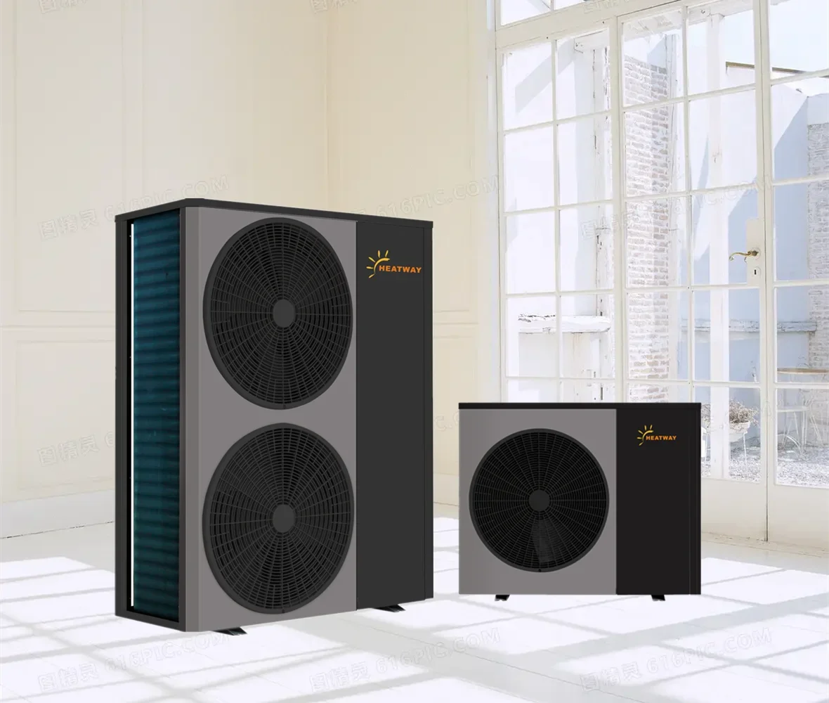 حار Sale10KW تيار مستمر العاكس مضخة الحرارة الهواء إلى الماء Warmepumpe قطعة واحدة العاكس مصدر الهواء مضخة الحرارة سخان المياه