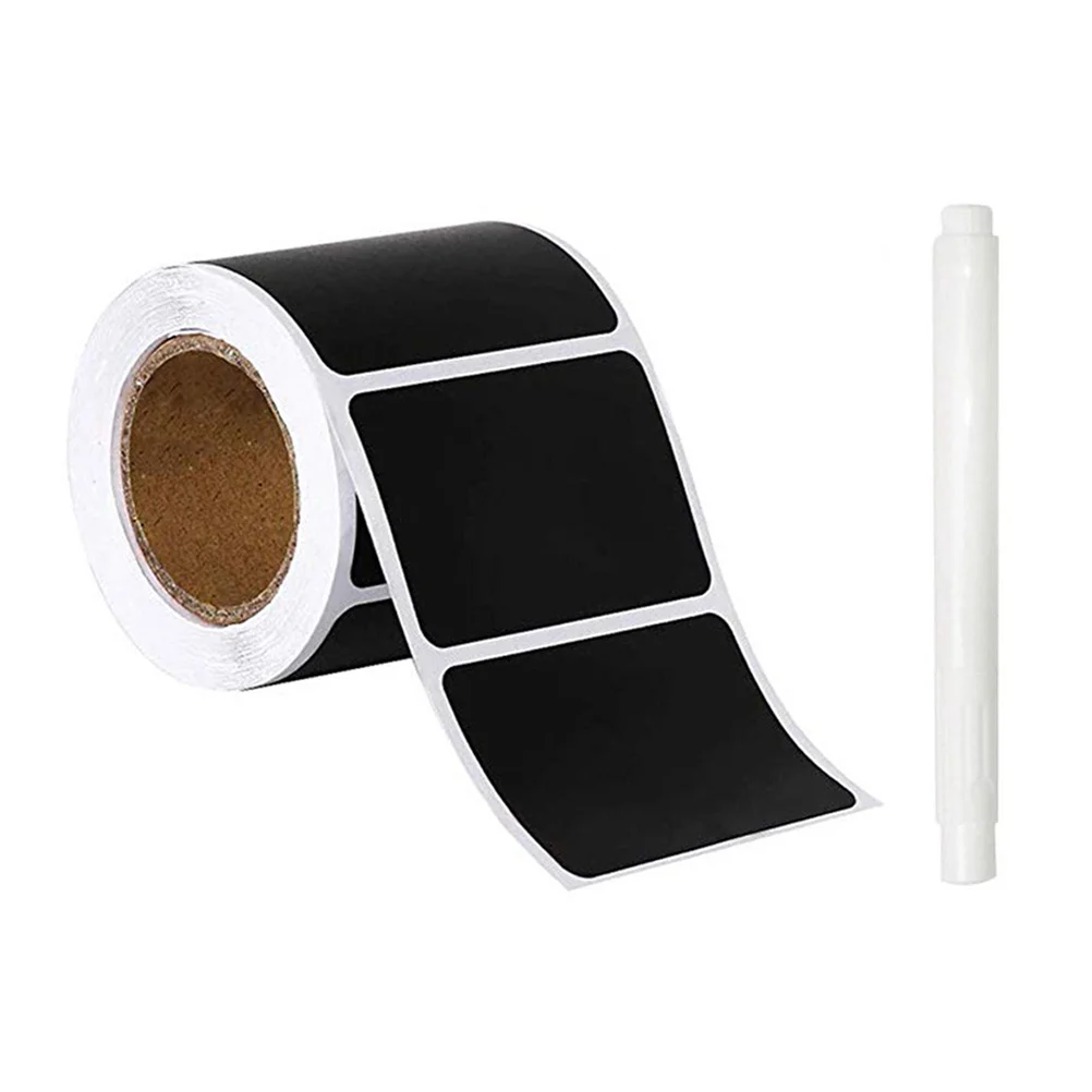 120 Sheets Waterproof Chalkboard Label Stickers for Food Container Storage Organizing Bins and Classroom Use Chalkboard Labels