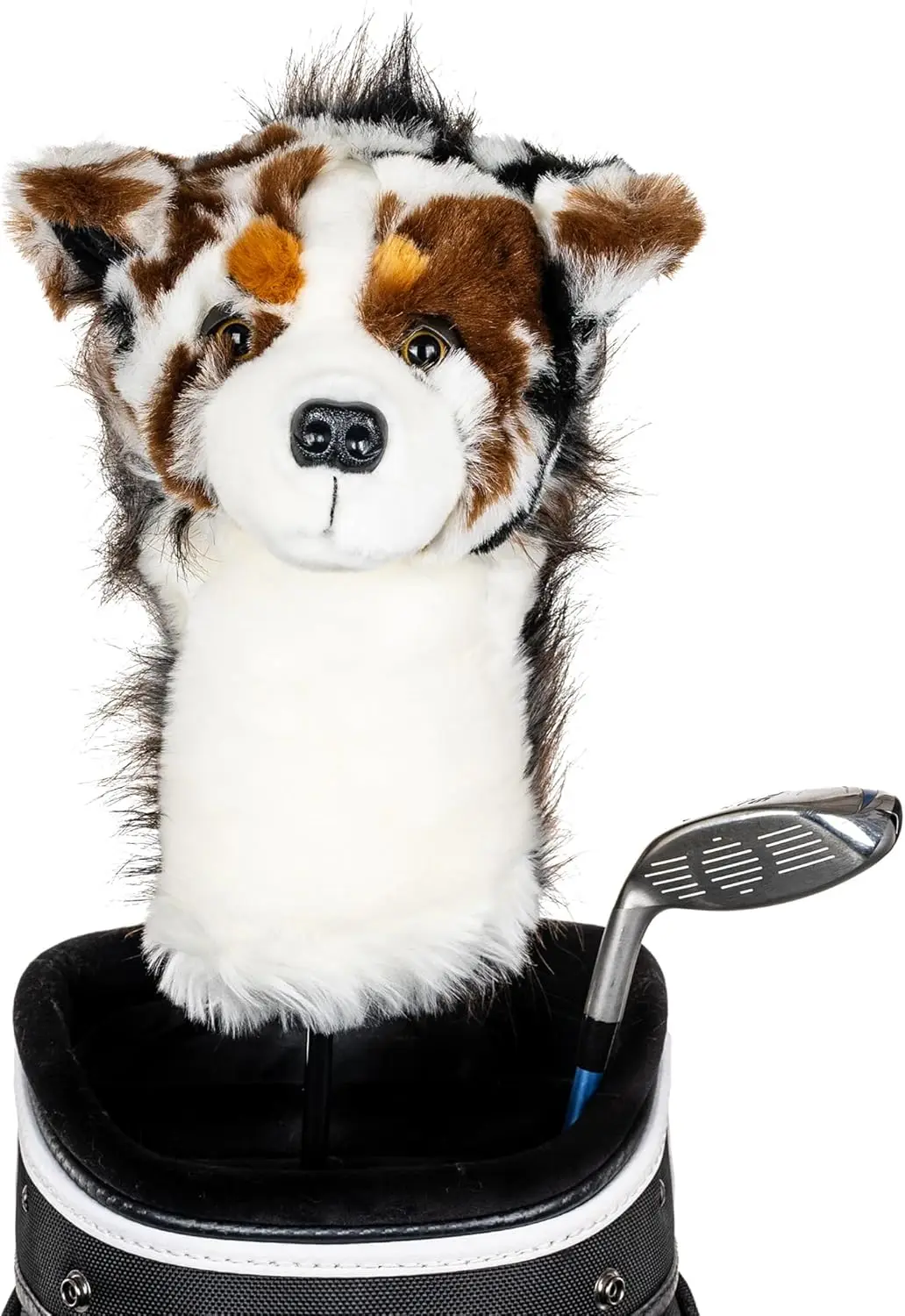 

Чехол для клюшек для гольфа Australian Shepherd Driver Headcover - премиальная защита для клюшек, забавный дизайн с изображением животных для мужчин и женщин