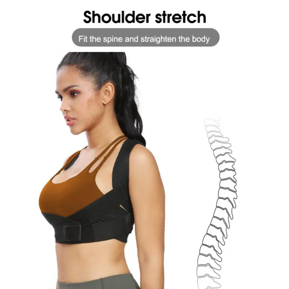 2022 Brace Support Belt Adjustable Back Posture Corrector Clavicle Spine Back Shoulder Lumbar Posture Correction Shoulder Back