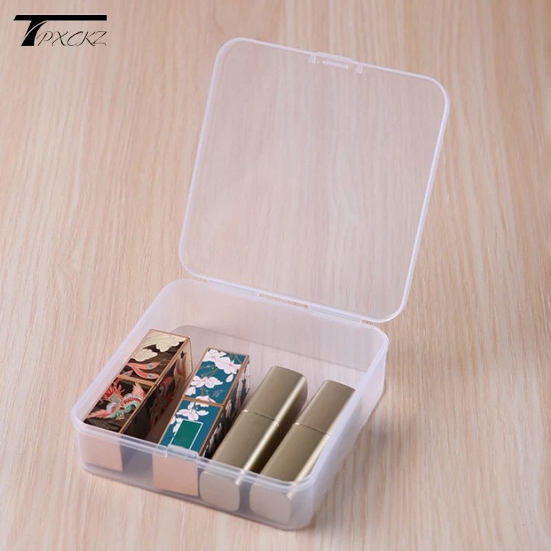 Plastic Box Rectangular Box Translucent Fishing Gear Box Storage Box Dustproof Durable Strong Jewelry Storage Case Container