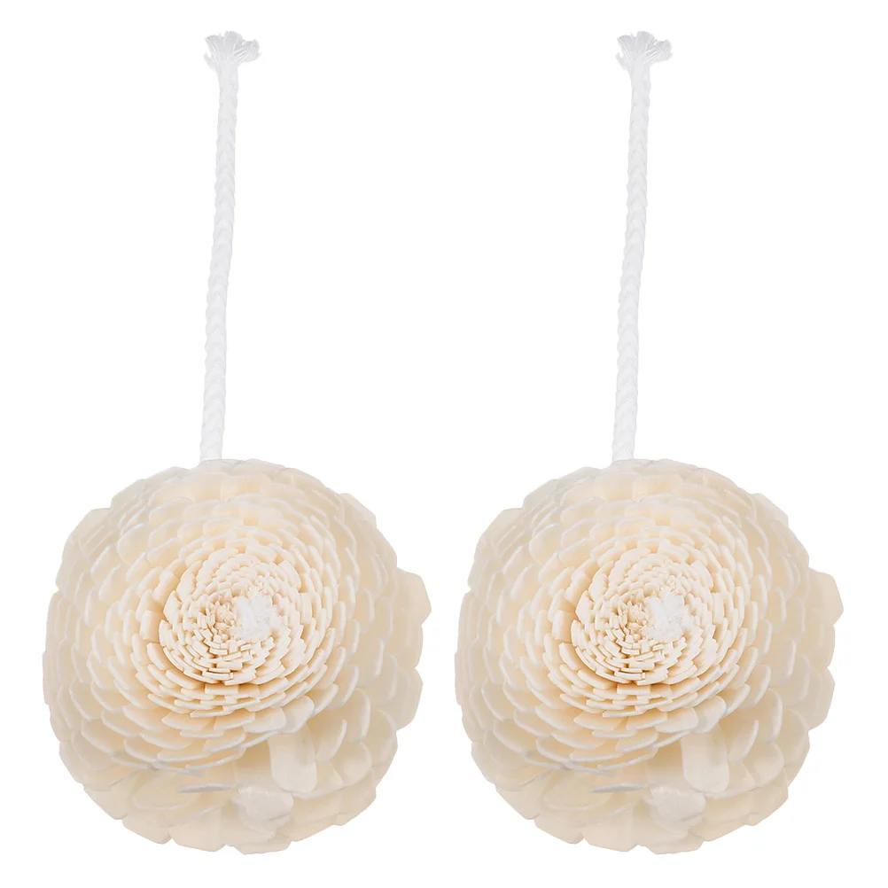 

2pcs Fragrance Diffuser Bottle Replaceable Faux Flower Heads For Home Car Office Decor Artificial Flower Oil Diffuser Aromatic
