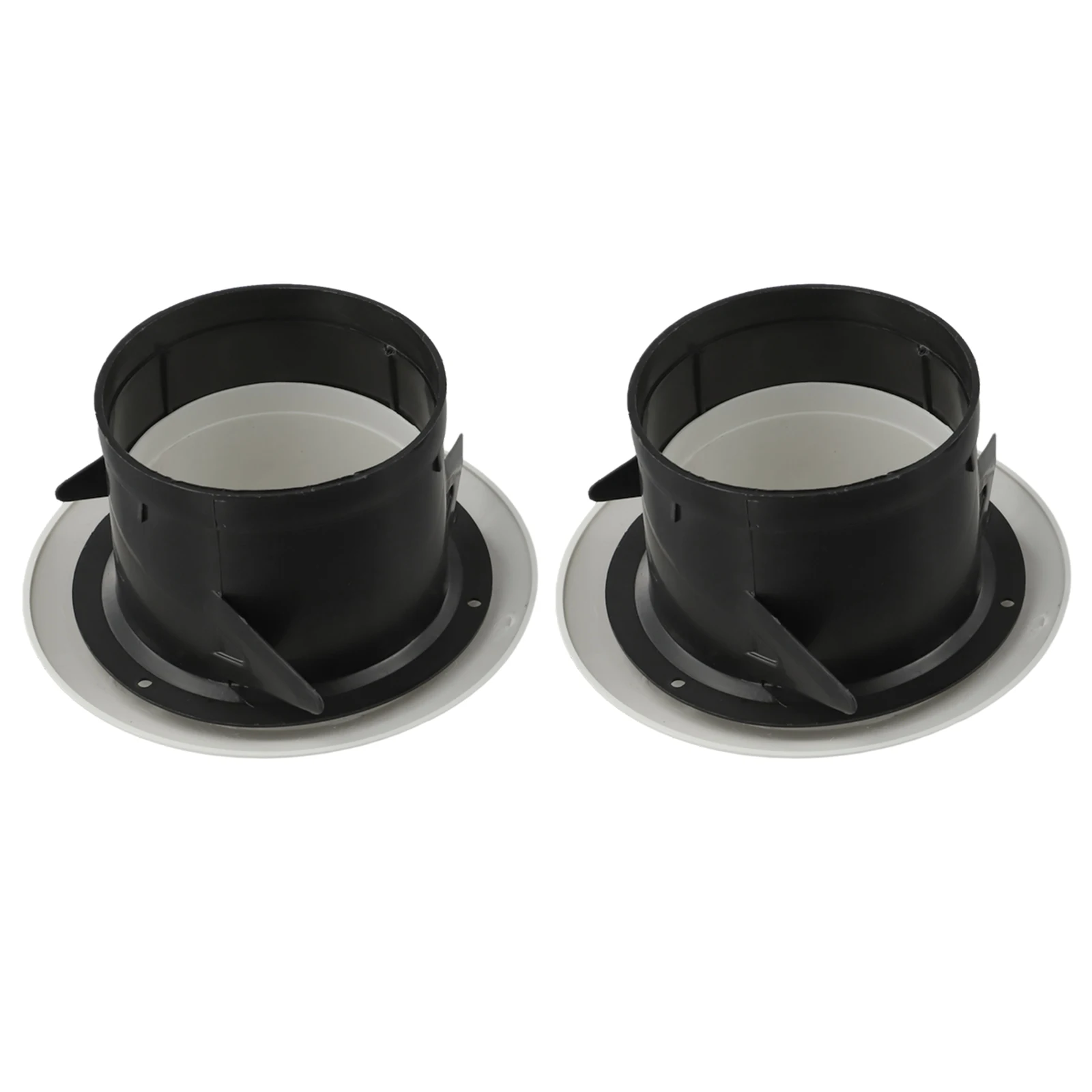 Indoor Air Circulation ABS Vent Covers Cleanable Round Vent Covers Ventilation Grille Versatile Airflow User-Friendly Design