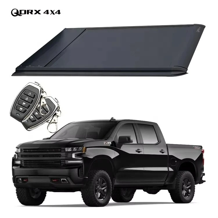 

4X4 High Quality Hard Aluminum Electric 2021 Silverado 1500 Hard Tonneau Cover