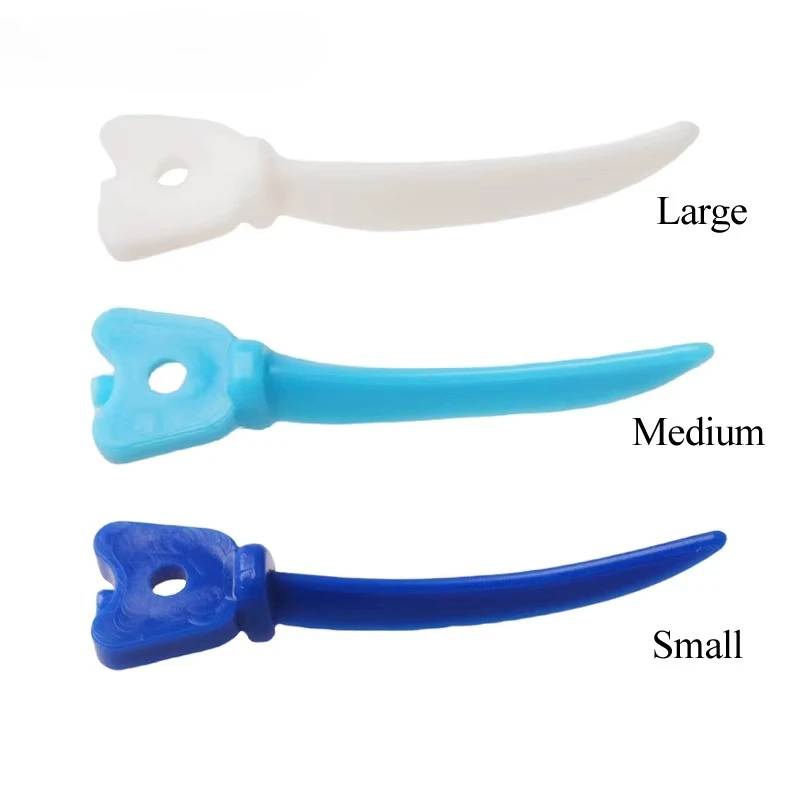 40Pcs Lab Tulwar Wedges Hole Sectional Matrix System Plastic Refill Wedge L/M/S Disposable Lab Tool