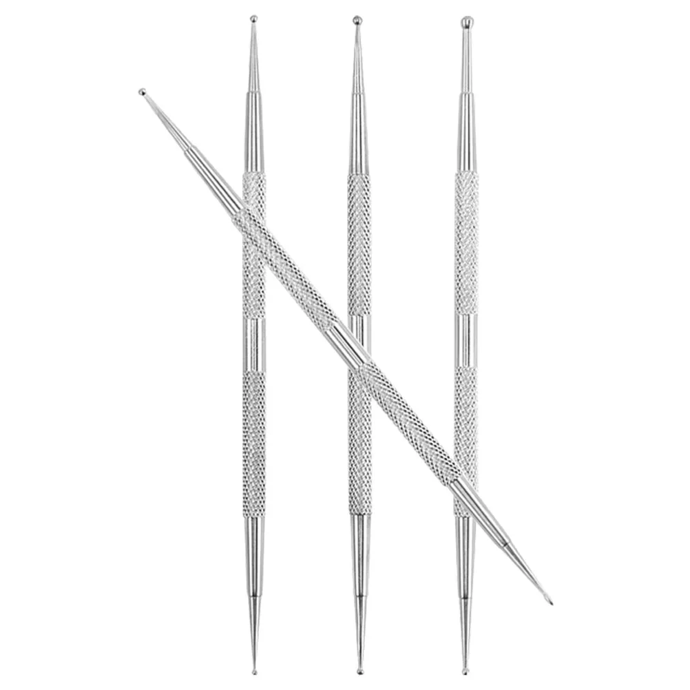 

4pcs Dot Pen Nail Dotting Pens Rhinestone Picker Tools Manicure Supplies for Nails Gem Replacement Adjustable Tip Versatile