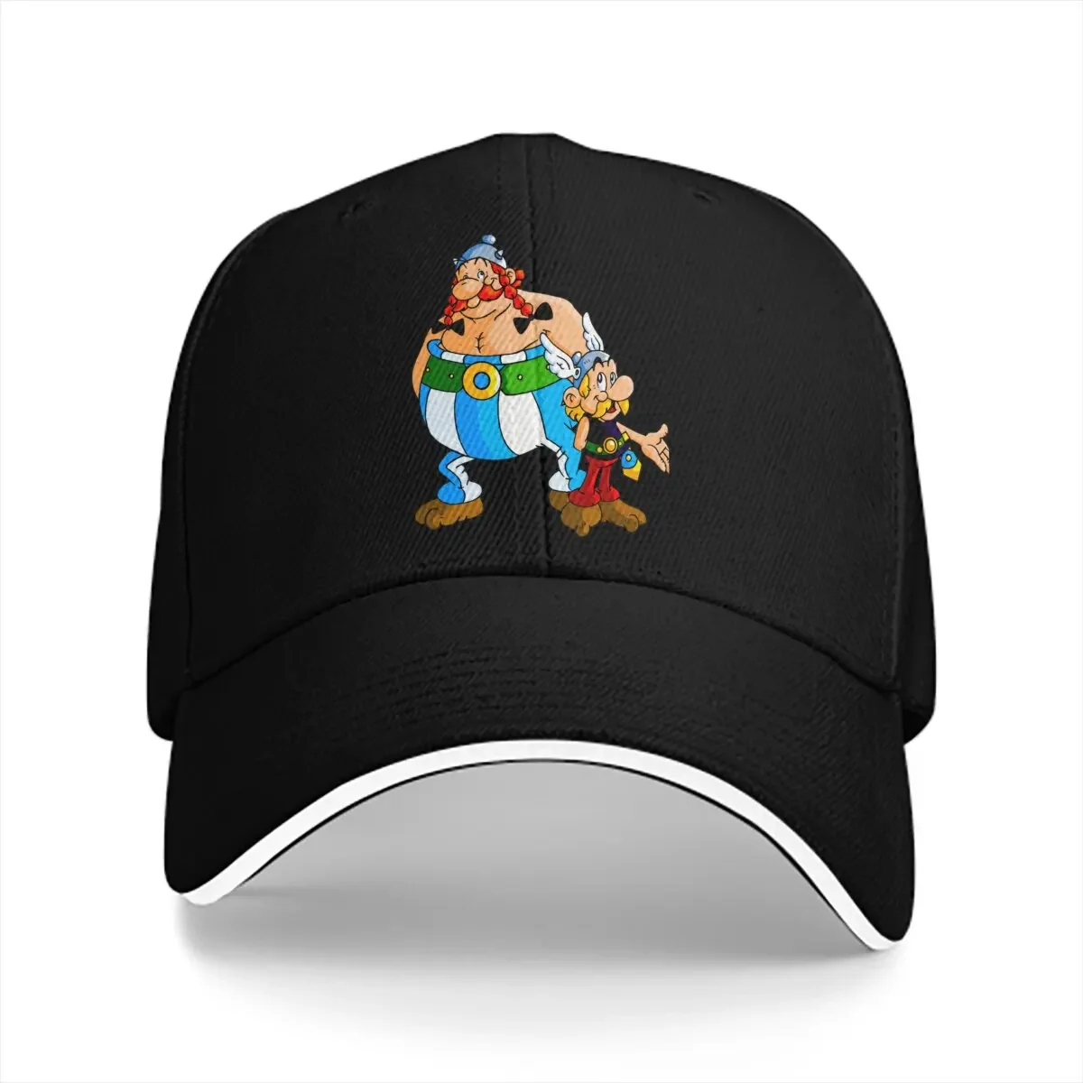 

Постиранная мужская бейсболка, забавные кепки Trucker Snapback, шляпа для папы, шляпы Asteriixx и Obeliixx Gollff