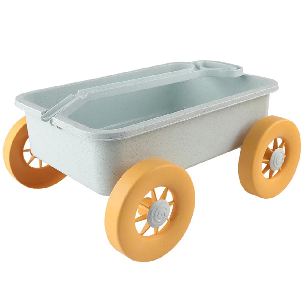 Pull Car Toy Beach Sand Kids Toys Children Plaything Plastic Castle Building Toddler Cars