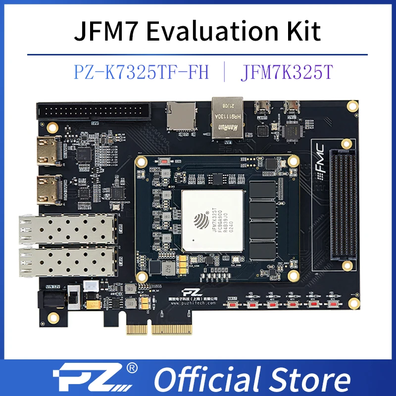 

Puzhi PZ-K7325TF-FH оценочный комплект Xilinx Zynq-7000 SoC FMQL20S400 FUDAN Micro FPGA макетная плата