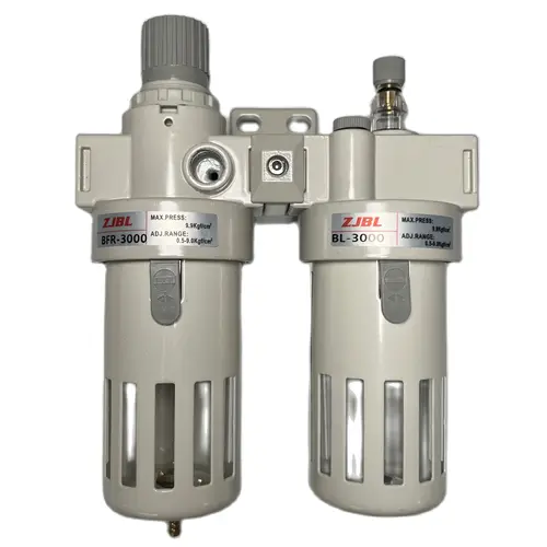Imagen 2 del producto Separador de agua y aceite de moldeo por pulverización blanca Zusen AirTAC BFC2000/3000/4000 filtro regulador de presión neumático de doble pieza FRL