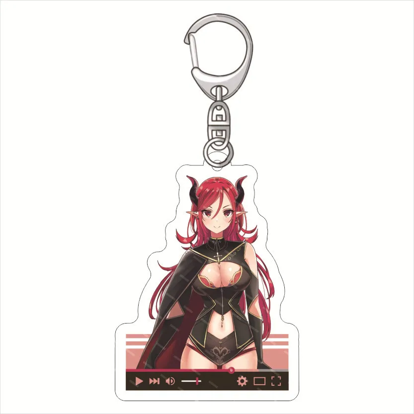 Anime VTuber Legend: How I Went Viral after Forgetting to Turn Off My Stream Keychain Acrylic Key Chain Keyring friend Gift