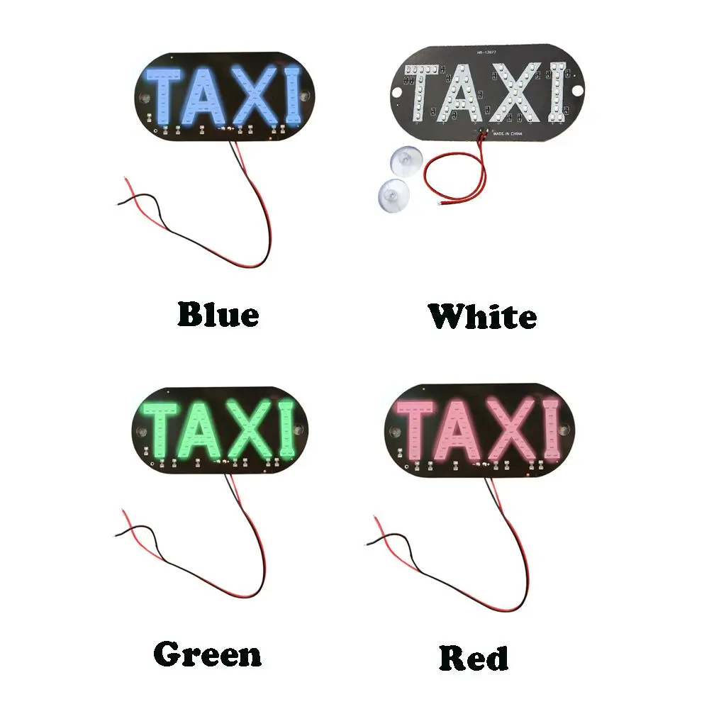 Colorful Taxi Led Convenient  Light Led Sign Bulbs Instrument Lights Windscreen Cab Indicator Automobiles Auto Replacement Parts view 5