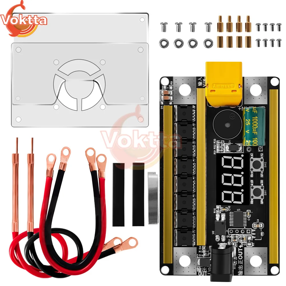 99 Zahnräder Punkts chweiß gerät DIY Kit 18650 Lithium batterie Punkts chweiß gerät einstellbare Punkts chweiß stift Steuer platine Nickel blech