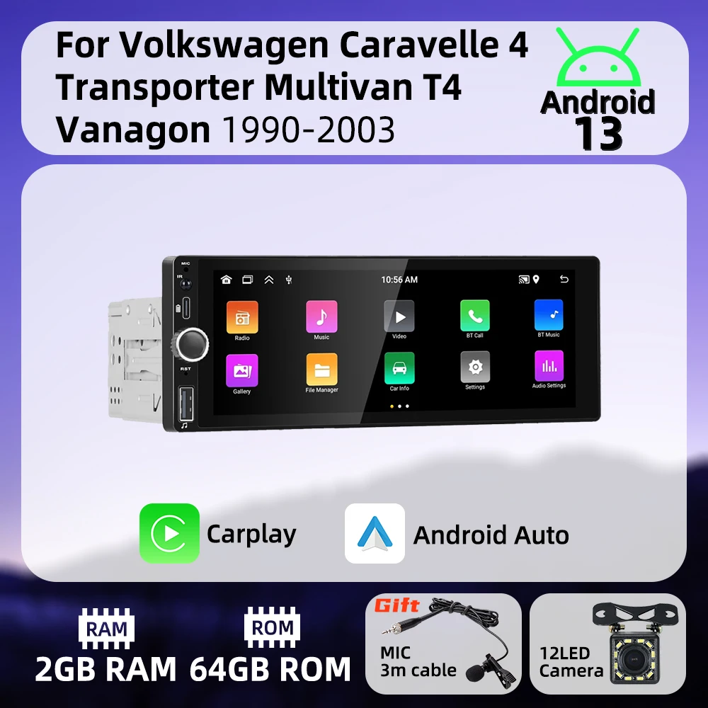 1Din Carplay Radio …