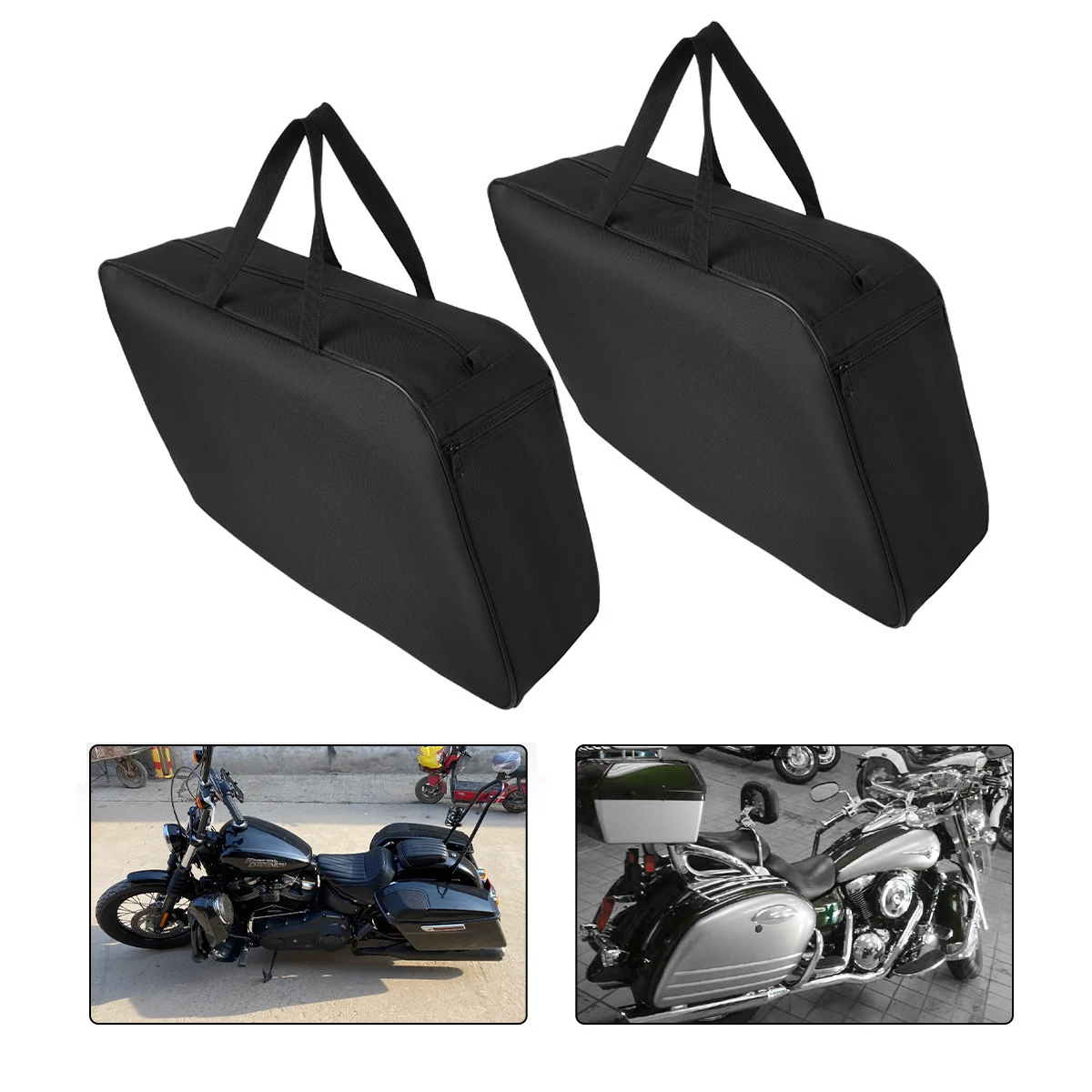 

Motorcycle Saddlebag Rack Liner Bag For Honda Goldwing GL1800 GL1500 GL1200 For Harley Touring Electra Street Glide Road King
