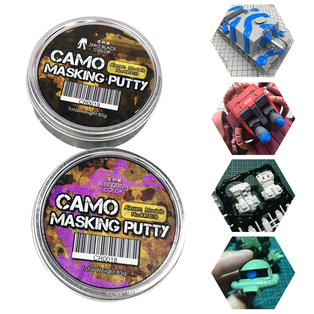 1pc Model Tank Spraying CAMO Camouflage Masking Putty Hobby Coloring Covering Mud Military Model Tool
