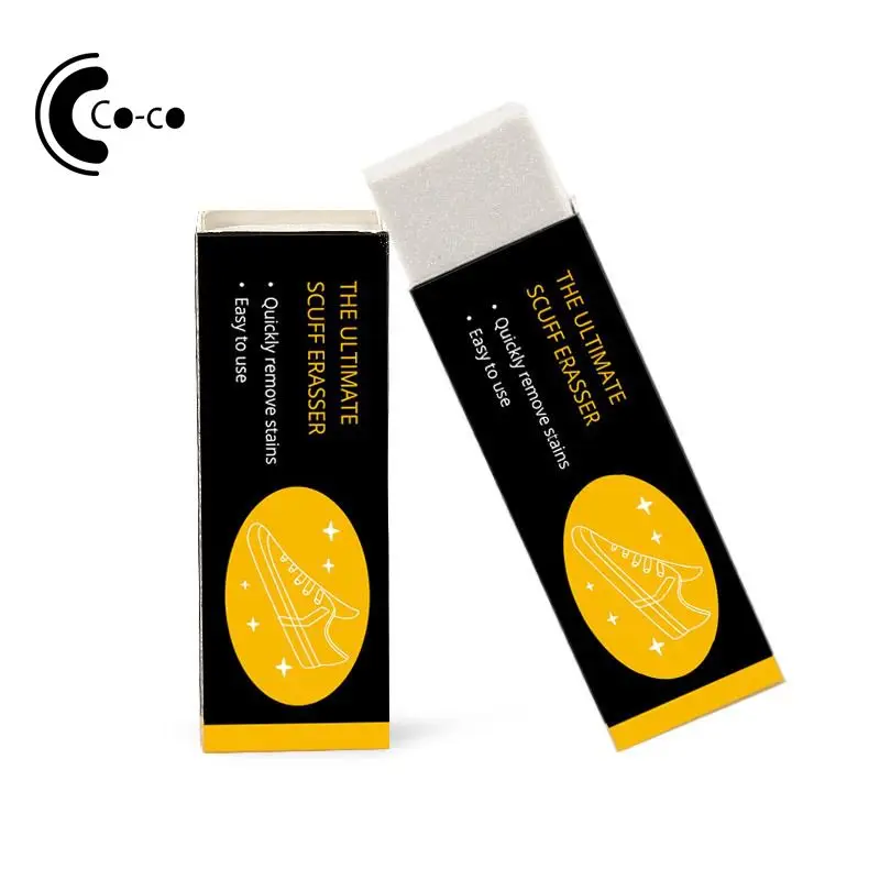 Multifuncional Shoe Polisher, Stain Removal Rubber, Branco e Preto, Produtos Domésticos, Pequeno, Conveniente