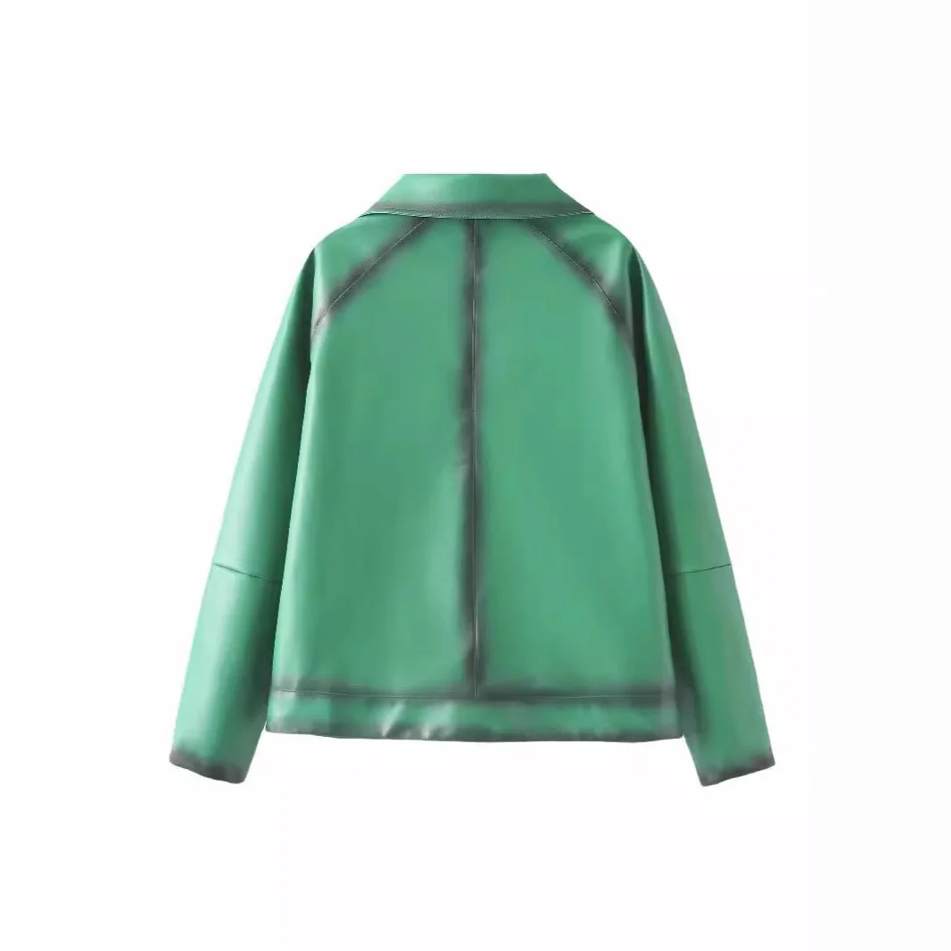 

Женская модная верхняя одежда с воротником-молнией Street Sle een Jaet, трансграничная модная уличная одежда для людей, пальто