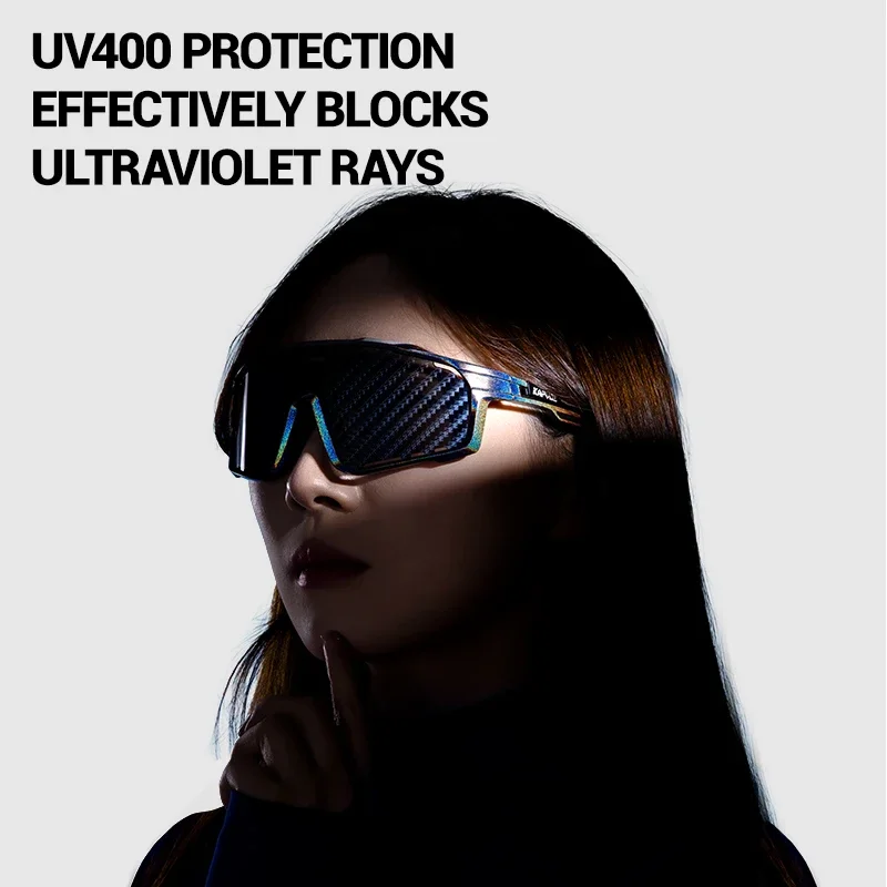 KAPVOE جديد نانو عدسة الدراجات نظارات UV400 يندبروف مقاوم للماء عدم الانزلاق الرجال النساء تشغيل الدراجات الصيد الجبلية النظارات الشمسية