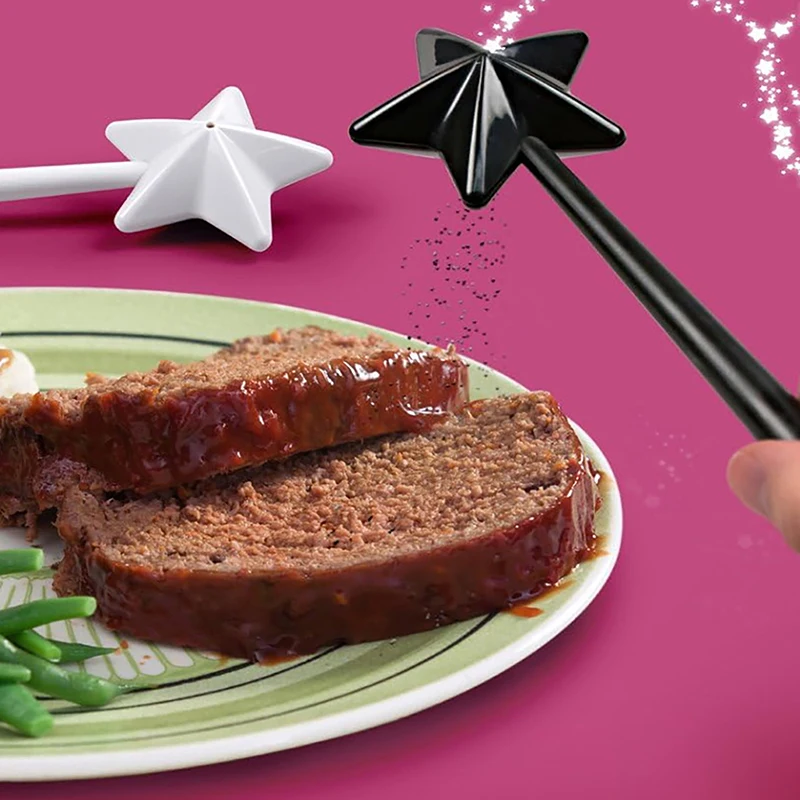 Magical Stick For Salt Pepper Paprika Kitchen Seasoning Star Magic Stick Creative Tableware Cookware For Household Daily Use